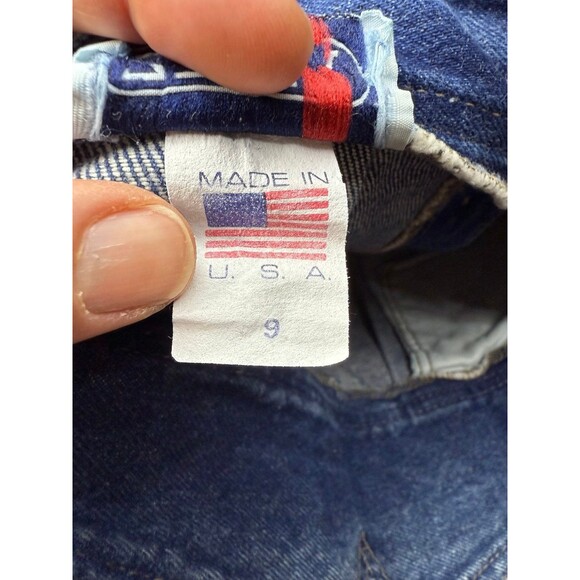 Vintage 80’s/90’s Zena Denim Pencil Midi Skirt Pockets Button Back Small - Picture 5 of 9